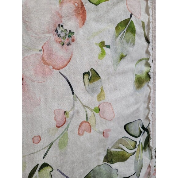Caroline Constas Linen Blend Maxi Dress NWT Small Floral Button Front Prairie - Picture 8 of 11